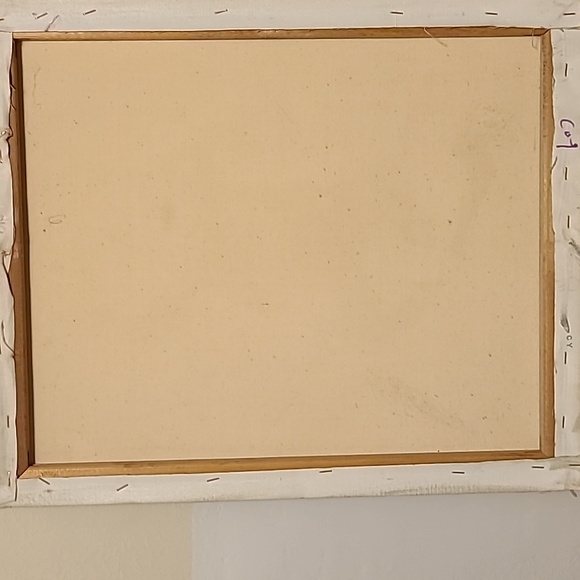 Oil on Canvas Whimsical Clown Wall Art Painting  24" x 20" - Picture 13 of 13